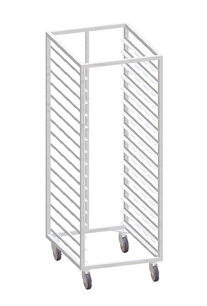 Platenwagen RVS 80x60 - 16 etages